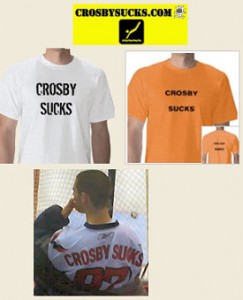 Crosby sucks t-shirts