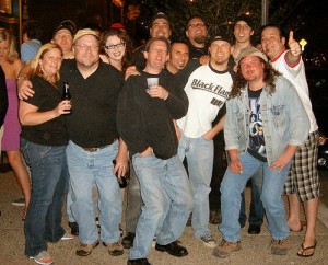 Lange's Gang, The Flower and me with my Flip Flops.