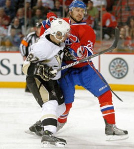 Crosby stick to face