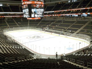 The view from my new section.