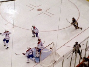 In my old seats, I was on top of the action.