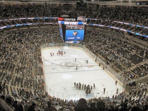 1st Game Consol Energy Center