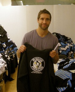 Max Talbot with PenguinPoop Hoodie